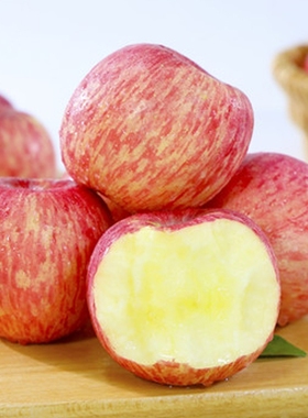 红富士新鲜水果 脆甜 冰糖心丑苹果 条红精品应季5斤10斤包邮