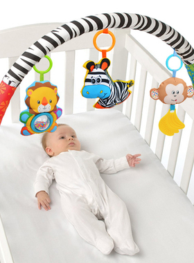 SOZZY婴儿车夹床夹子宝宝bb床铃摇铃BB器3-6-9个月新生儿安抚玩具