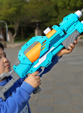 儿童水枪玩具高压强力喷水大容量抽拉式大号打水仗神器呲滋泚水抽