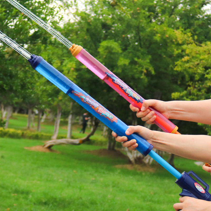 儿童水枪玩具喷水抽拉加特林女孩强力成人小孩漂流戏水男孩打水仗