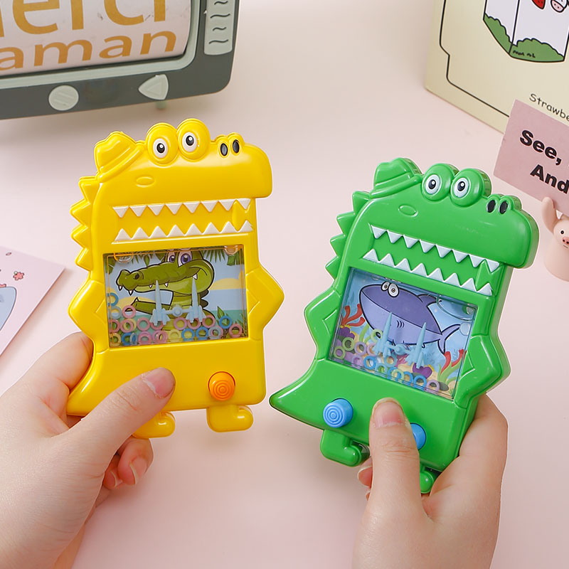水机套圈游戏机恐龙造型儿童益智怀旧经典卡通泡泡玩具幼儿园礼物