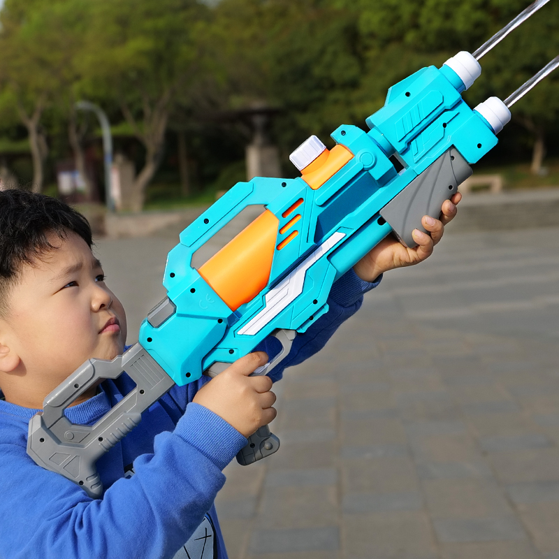儿童水枪玩具高压强力喷水大容量抽拉式大号打水仗神器呲滋泚水抽