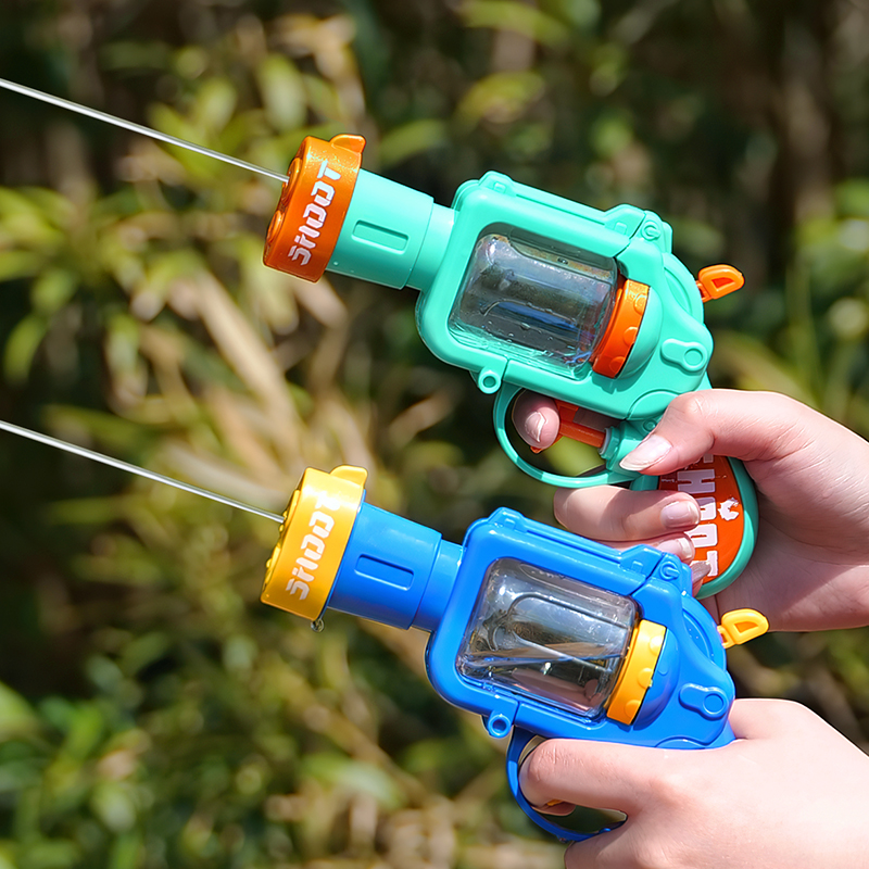 儿童左轮小水枪玩具喷水新款呲滋泚水打水仗神器射程远男女孩迷你