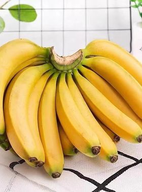 高山甜香蕉水果当季现摘大香蕉一整箱香蕉自纯天然