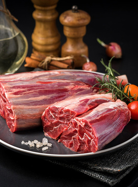 大庄园 原切牛腱子4斤进口新鲜冷冻牛肉健身卤牛肉食材生鲜