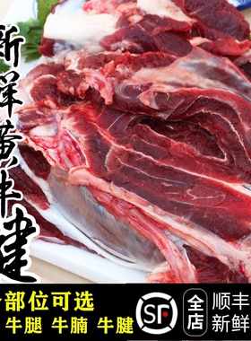 新鲜牛腱子肉 3斤装新鲜牛肉生放养现杀黄牛腩牛腱子腿肉牛里脊