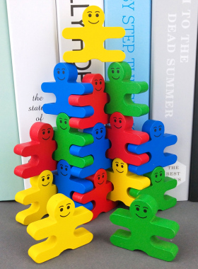 宝宝益智平衡积木拼装幼儿园早教动手动脑智力儿童玩具2-3-6岁