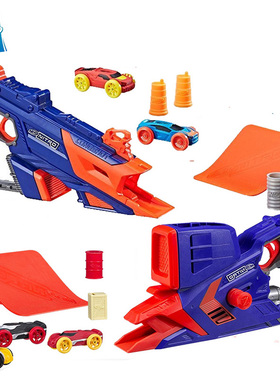 孩之宝nerf热火火箭飞车飞擎枪发射儿童男孩小汽车玩具发射器礼物