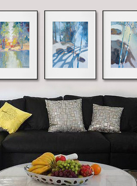 先锋艺术 家居家装饰品现代客厅沙发餐厅装饰画壁画有框画挂画Y57