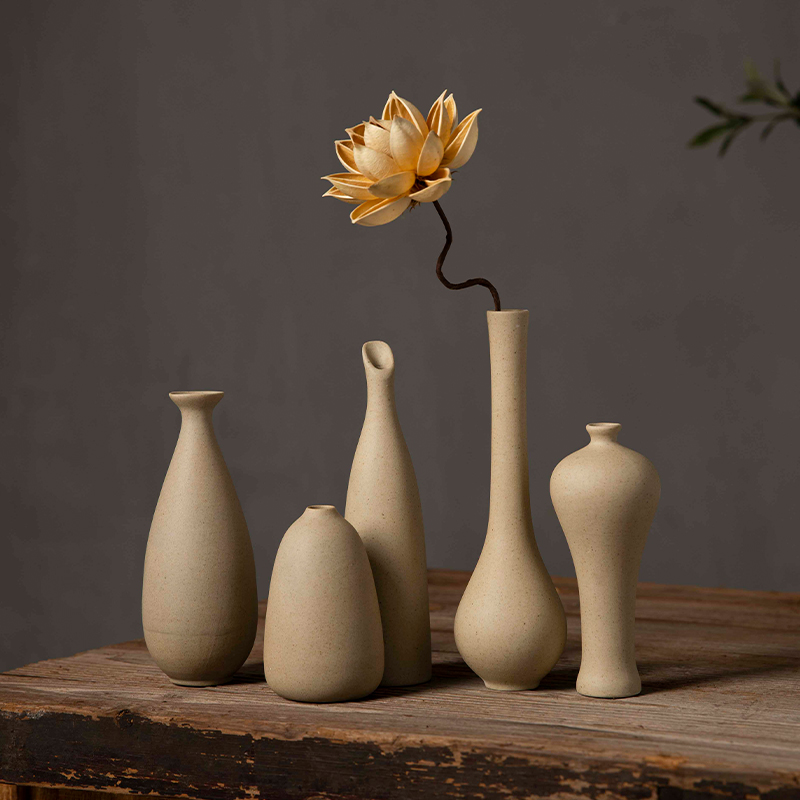 景德镇陶瓷花瓶干花花器欧式插花摆件现代简约客厅居家装饰品