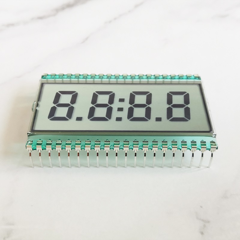 奇耘电子TN型4位8字7段式LCD数码管时钟显示屏断码液晶屏EDC190