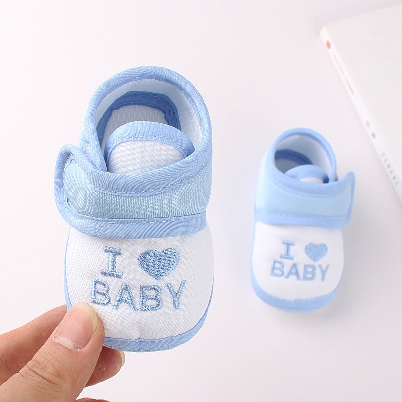 0-1岁婴儿鞋春秋季软底学步鞋3-6-9个月男女宝宝布鞋新生儿鞋透