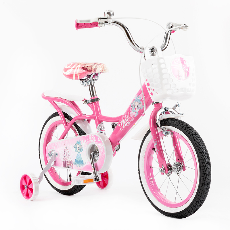 途锐达粉色2-9岁女孩儿童自行车141618寸宝宝脚踏礼物单车魔法公