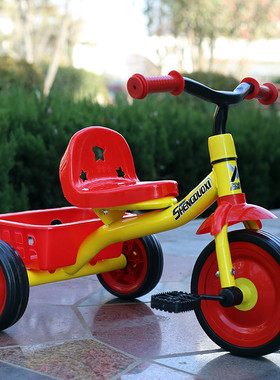 新款儿童三轮车脚踏车1-3岁男女宝宝自行车轻便小孩脚蹬单车童车