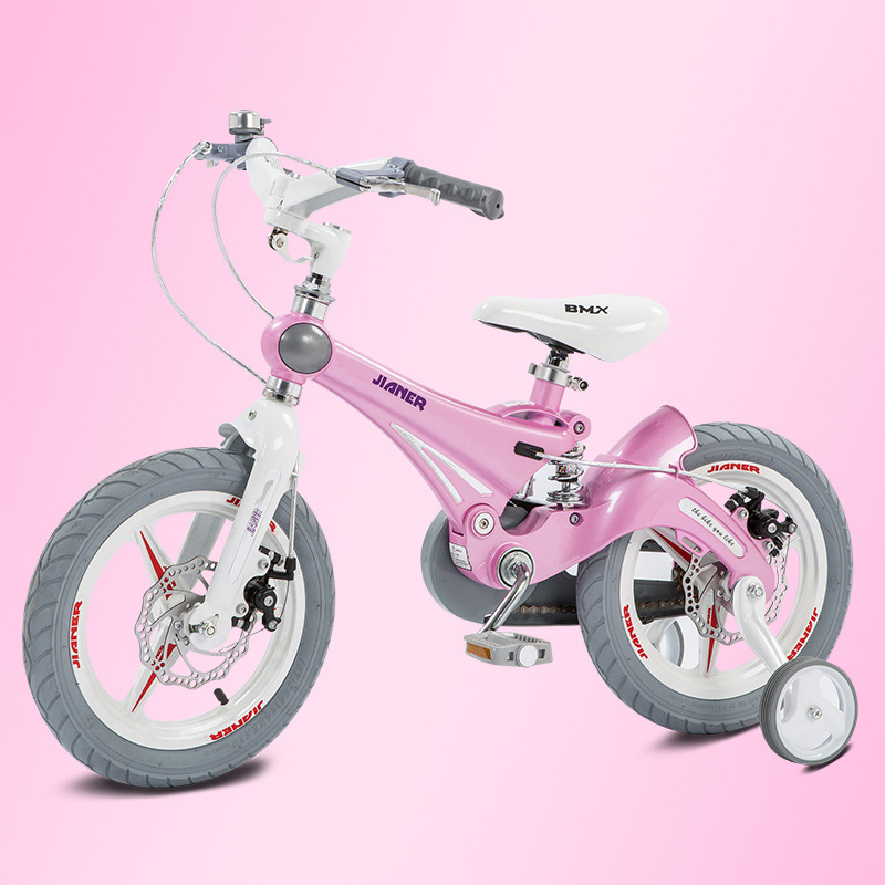 免安装高颜值新款儿童镁合金自行车女孩避震脚踏车男童女童车单车