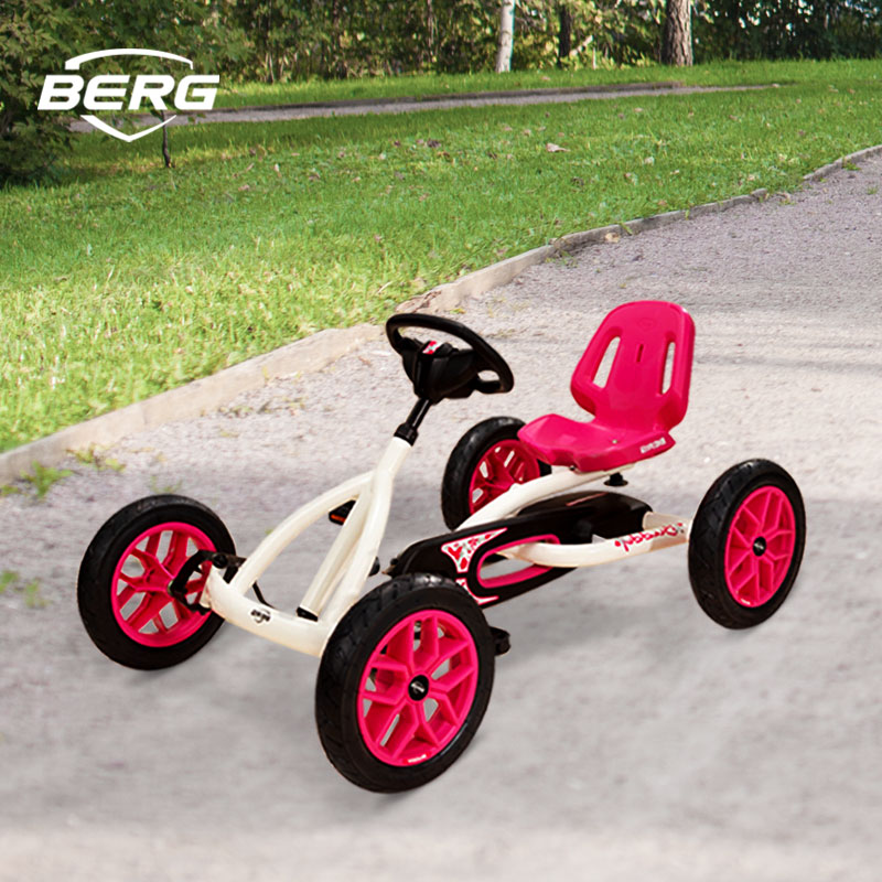 BERG儿童脚踏卡丁车四轮自行车3-8岁小女孩户外骑行无动力玩具车