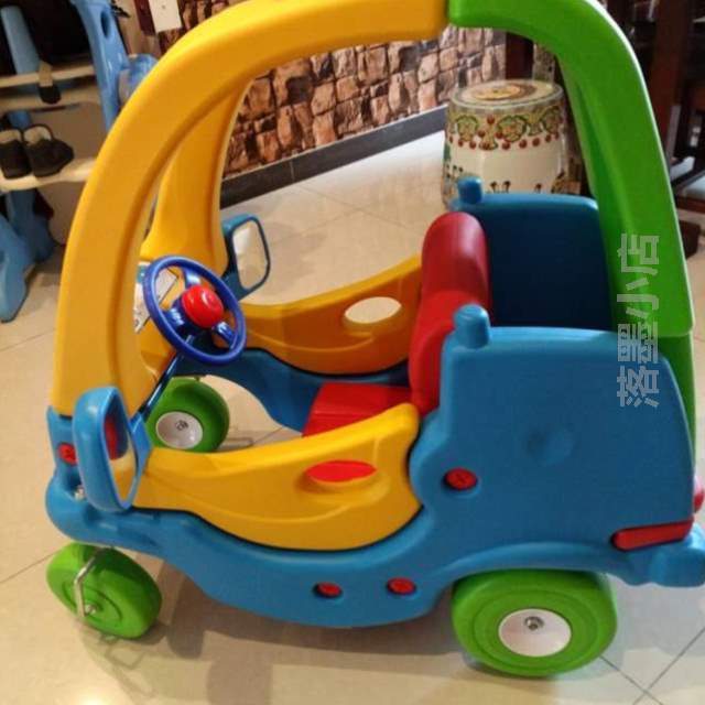 儿童玩具助力学步淘气堡幼儿车小房加厚幼儿园车扭扭童车游乐场,