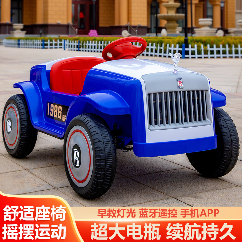 新款亲子儿童电动车汽车遥控四轮可站大人男女宝宝玩具车可坐童车
