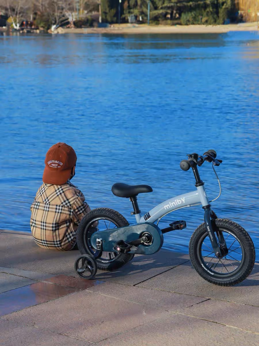 QPlay儿童自行车平衡车二合一1-3-6岁男女孩童车12寸14寸脚踏单车