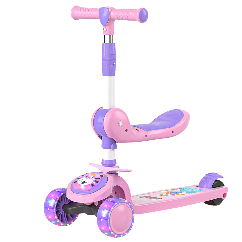 推荐滑板车儿童车可坐可骑滑1一3岁小孩女童踏板溜溜车宝宝6 滑滑