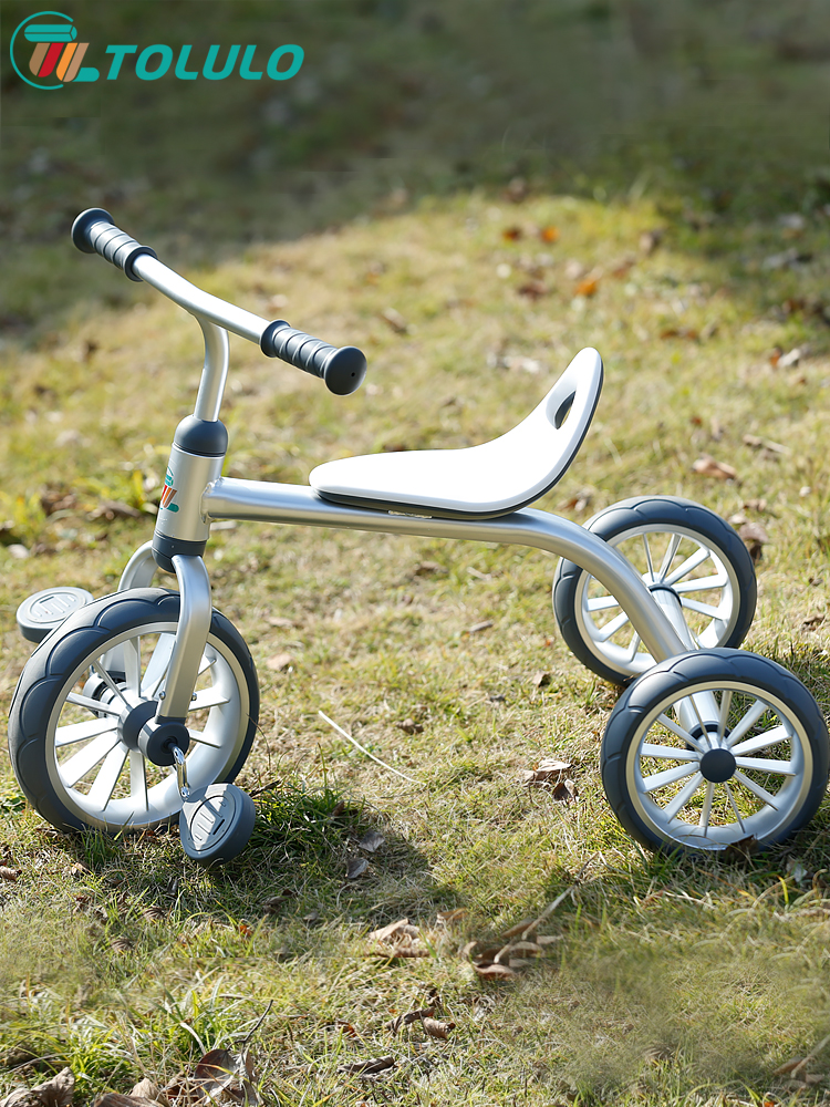 ins儿童三轮脚踏车2-4岁童车小铝合金老式怀旧脚踏宝宝三轮车简易