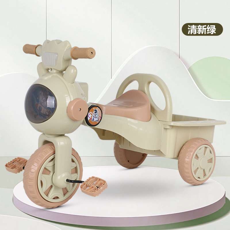 儿童三轮车脚踏车1-3到6岁储物宝宝玩具太空人自行车小孩脚蹬童车