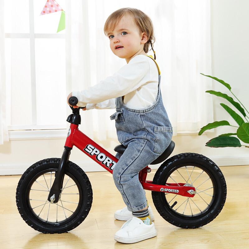 没脚蹬的幼儿自行车儿童车滑行两轮平衡车宝宝小孩子无踏板小车子