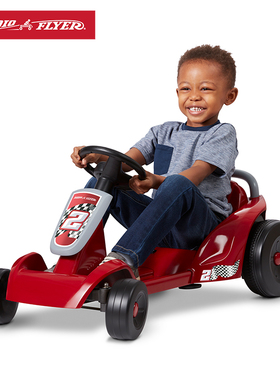 美国RadioFlyer儿童电动车卡丁车可坐人小孩四轮玩具汽车宝宝童车