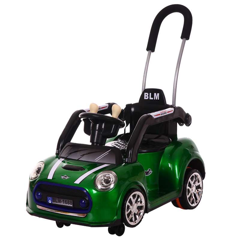 正品儿童电动车四轮摇摆童车手推双驱动遥控婴儿小孩玩具可坐人汽