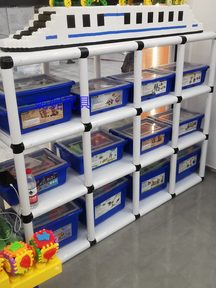 幼儿园户外玩具收纳架置物架防雨大容量器材储物柜室外童车整理架