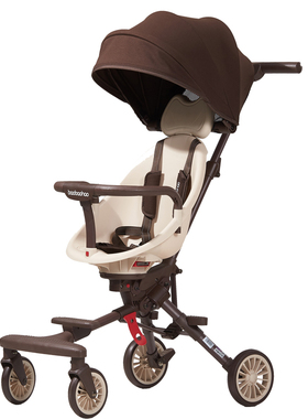 宝宝好V7双向遛娃神器溜娃手推车可坐折叠轻便婴儿推车四轮儿童车