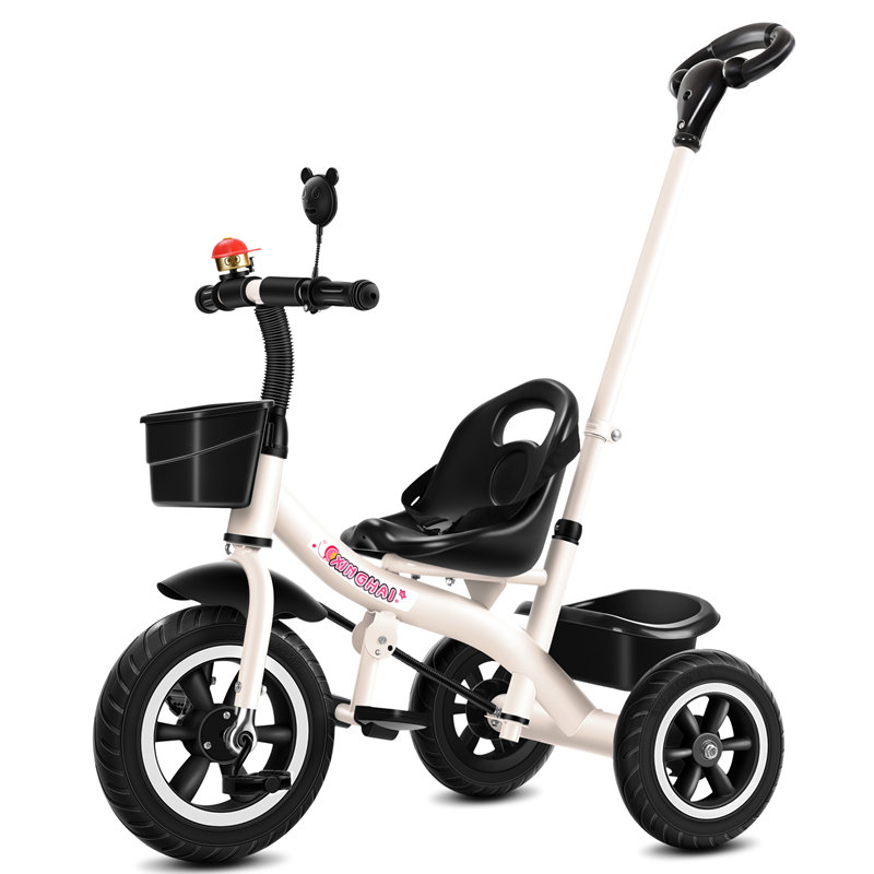 儿童脚踏三轮车可手推宝宝小车子坐幼儿男女小孩手推车1-2-3-5岁