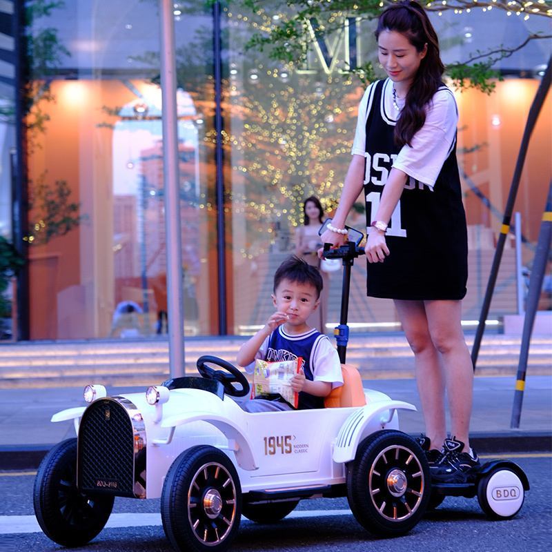 高档儿童电动车四轮汽车遥控可站大人男女宝宝玩具车可坐童车婴儿