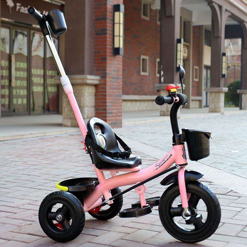 童车新品专用1-3-5超轻婴幼儿骑脚踏公主1-3岁粉色儿童自行车小童