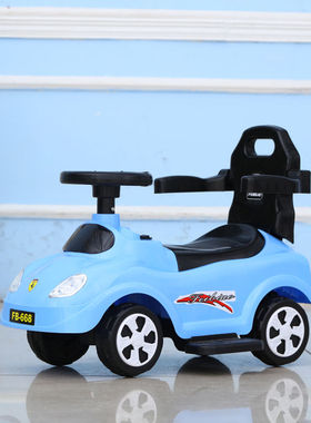 儿童车电动四轮男孩溜溜车宝宝扭扭车1-3岁女滑滑车玩具车可坐人