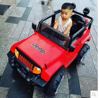 越野儿童电动车四轮带遥控汽车可坐人玩具车双驱动吉普车电动童车