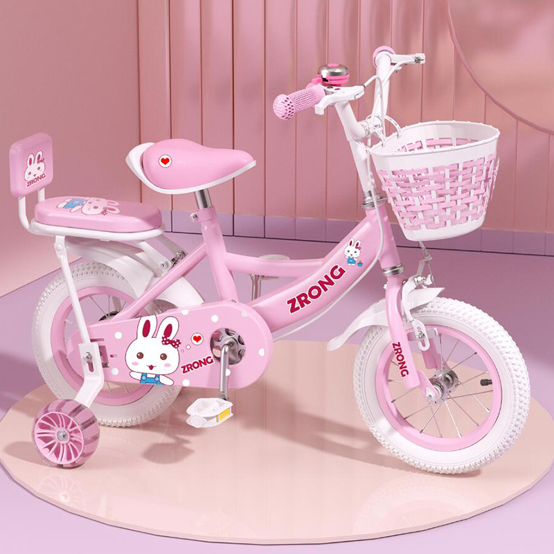 女孩儿童自行车3-6岁7一10小孩女童宝宝童车儿脚踏车1-公主小单车
