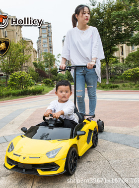 儿童电动车四轮汽车遥控玩具车可坐人小孩带摇摆宝宝童车