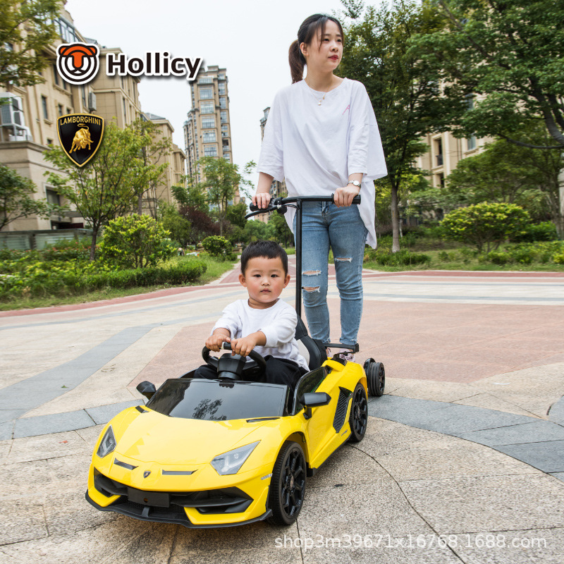 儿童电动车四轮汽车遥控玩具车可坐人小孩带摇摆宝宝童车