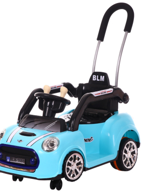 高档儿童电动车四轮摇摆童车手推双驱动遥控婴儿小孩玩具可坐人汽