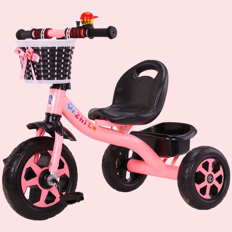 新款儿童三轮车脚踏车遛娃车小孩自行车宝宝手推车2-5岁 婴儿童车