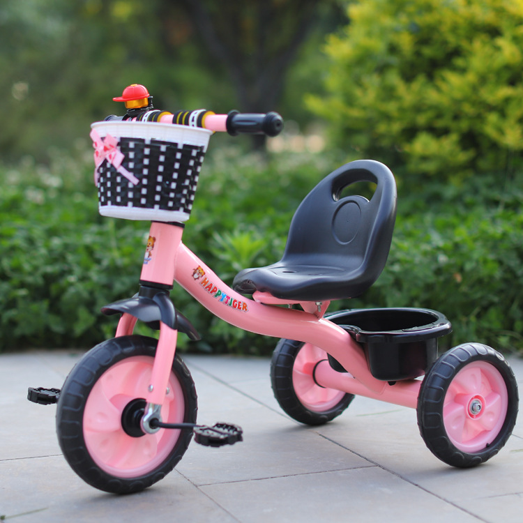 自行车儿童3一6岁三轮轻便童车3岁公主女孩男女童2-6岁手推车童车