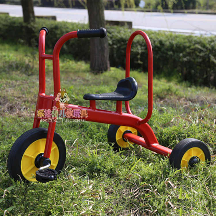 儿童乘骑三轮车幼儿园童车户外运动玩具车单人骑脚踏自行车包邮