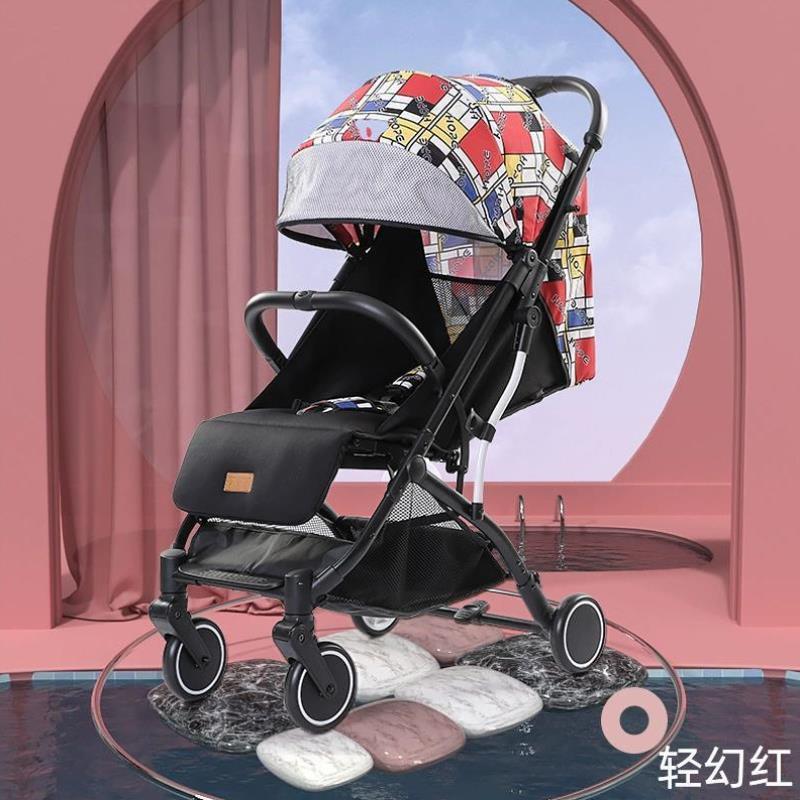超轻可躺宝宝儿童折叠呵宝可伞车坐便携式婴儿车轻便童车手推车小