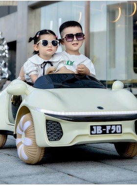 新款儿童电动车四轮汽车带遥控可坐人宝宝玩具车四驱摇摆高端童车