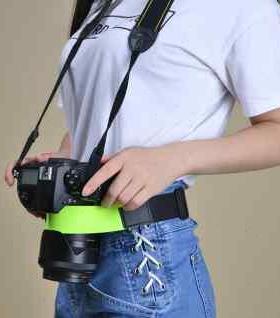 单反相机固定腰带微单电登山骑行腰包带便携数码摄影配件器材稳定