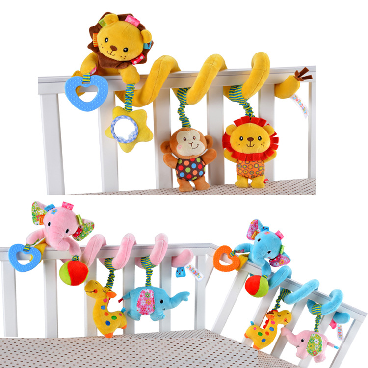 包邮 Jollybaby多功能婴儿音乐床绕 床挂推车挂铃宝宝益智玩具