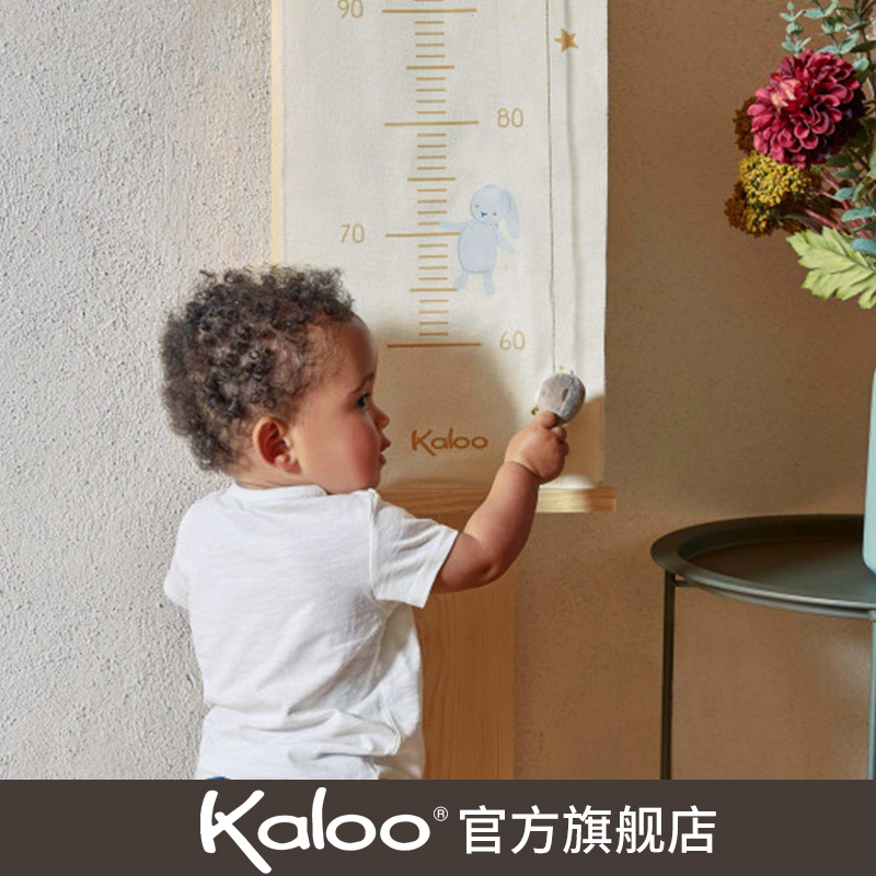 kaloo儿童身高3d立体卡通宝宝量身高挂壁玩偶测量神器身高挂壁