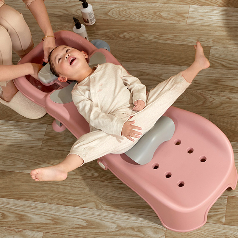 儿童洗头椅洗发神器可折叠男女孩大号洗头床家用宝宝洗头发躺椅凳