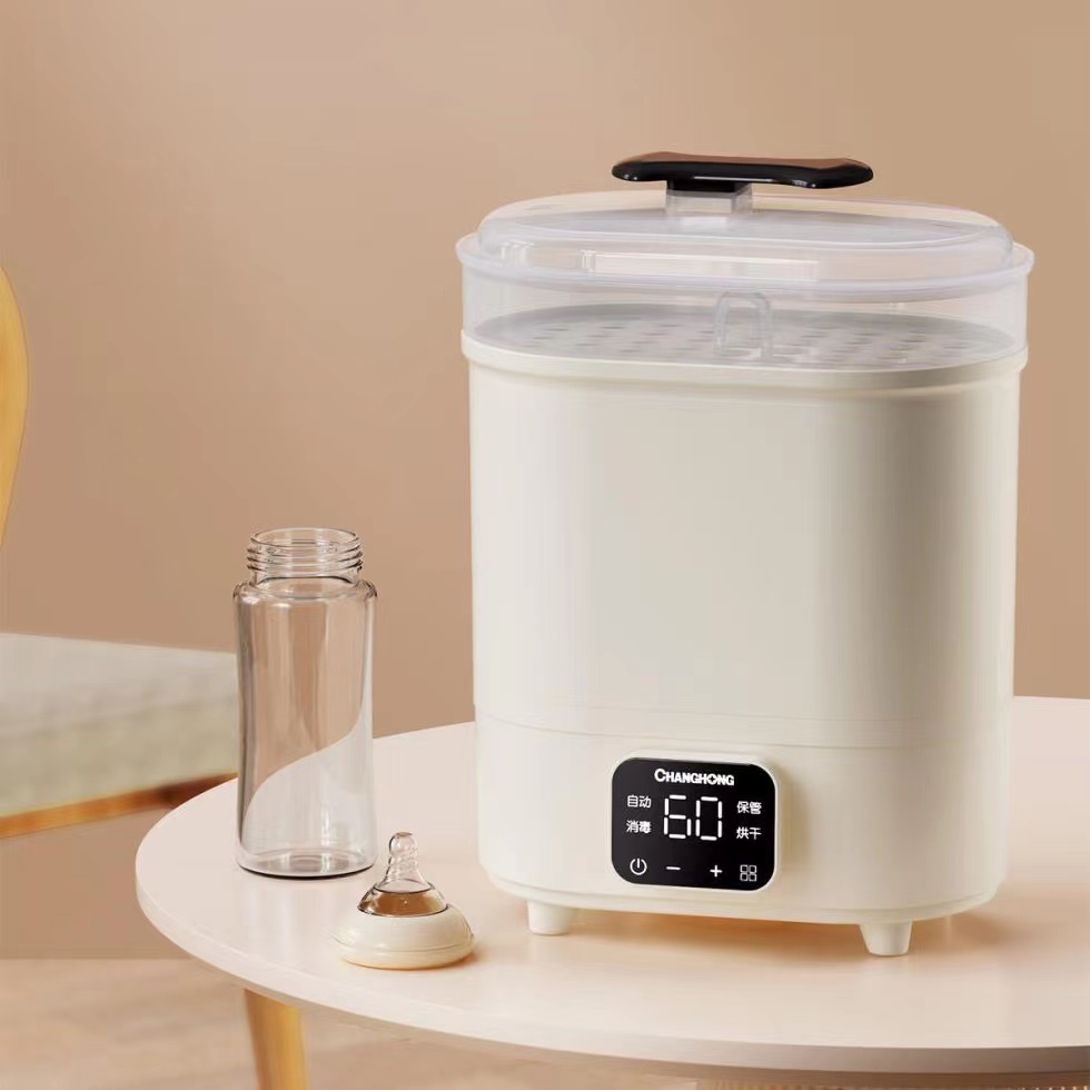 家用大容量奶奶嘴消毒锅烘干机二合一自动婴儿蒸汽消毒器